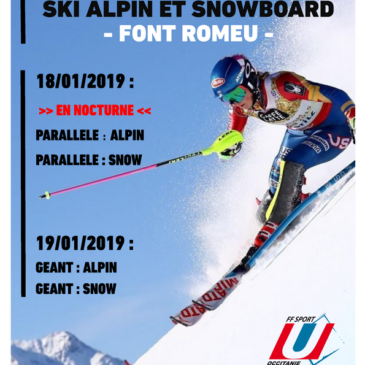 Championnat de Ski Alpin et Snowboard