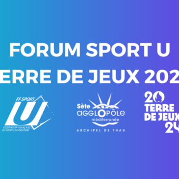 Forum Terre de Jeux 2024 – Sète Agglopôle Méditerranée