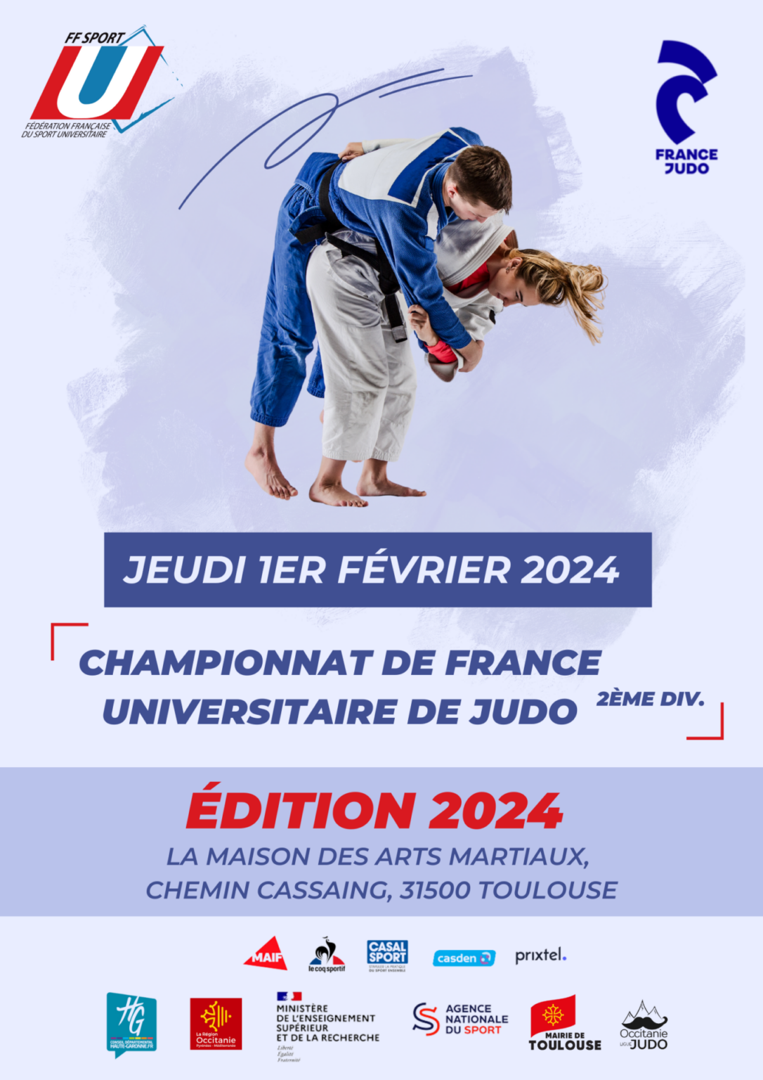 Championnat de France JUDO 2D Ligue d'Occitanie